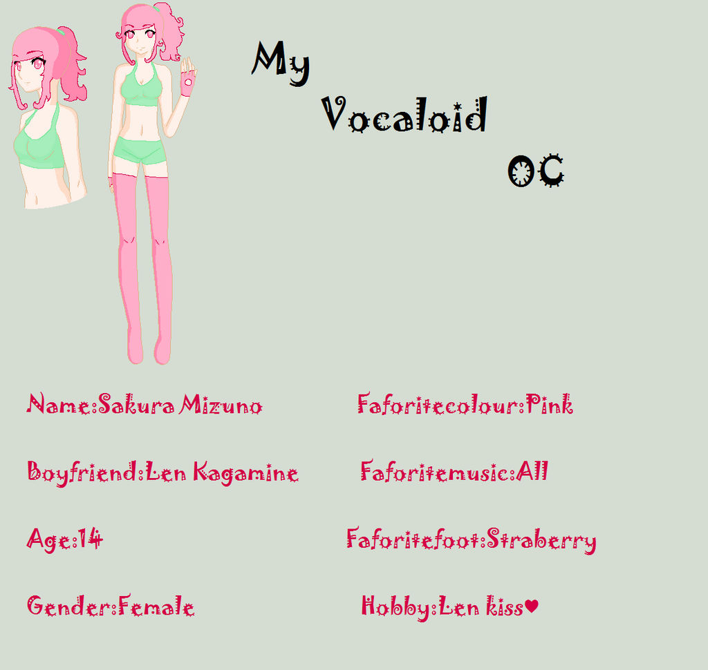 My Vocaloid OC