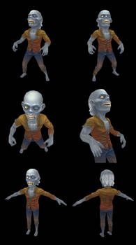 3D modeling ZOMBIE