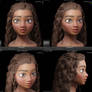 Head Sculpting -'Moana'  Blender 3D