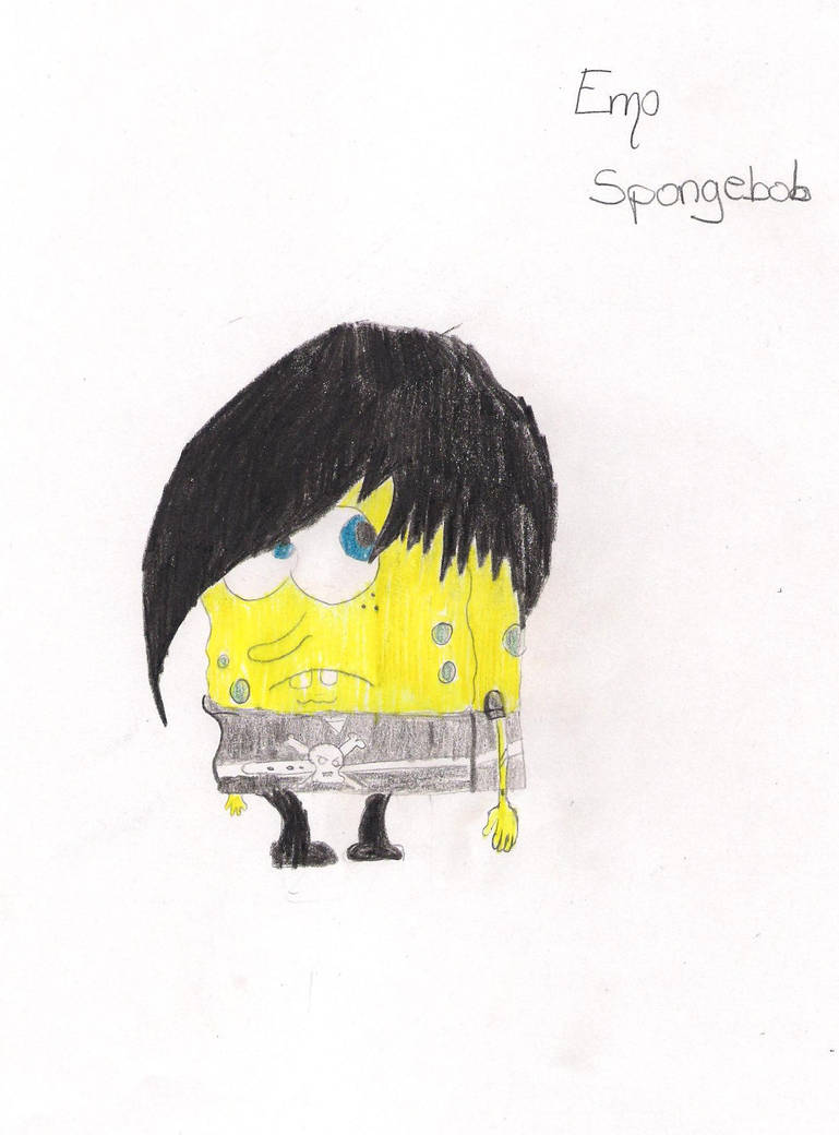 Emo SpongeBob By Mellow234 On DeviantArt emo-spongebob-by-mellow234-on-deviantart