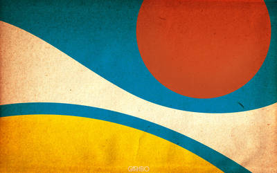 Wavin' Sun Wallpaper