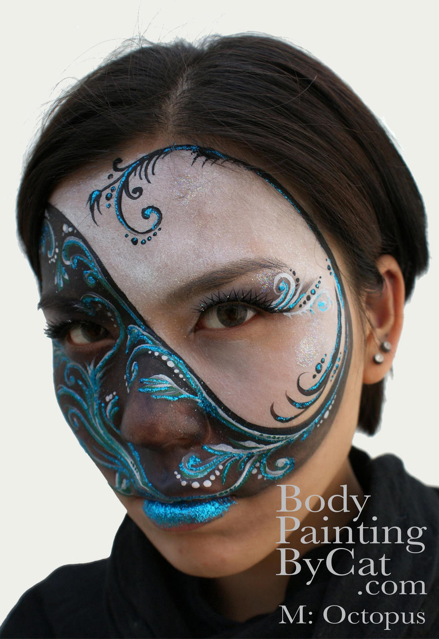 Ying Yang Face paint 2nd