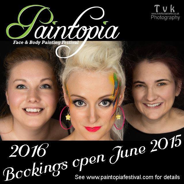 Paintopia bookings launch face bodypaint