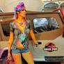 Jurassic Pink Raptor Optimus jeep bodypaint