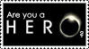 Are You A Hero? Stamp