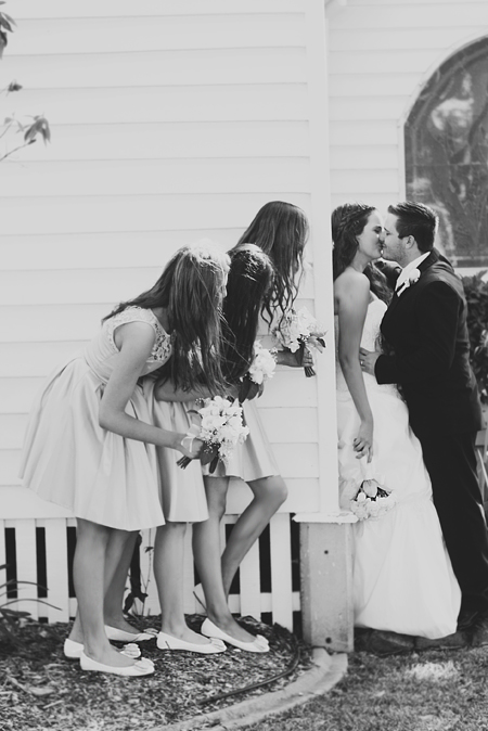 Sneaky Lovers, sneakier Bridesmaids.