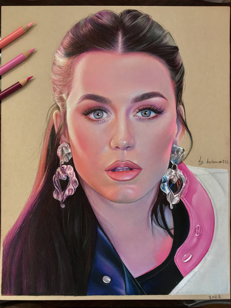 Katy perry drawing by helen.artss by helenperryart on DeviantArt