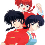 Ranma Saotome and Akane Tendo PNG