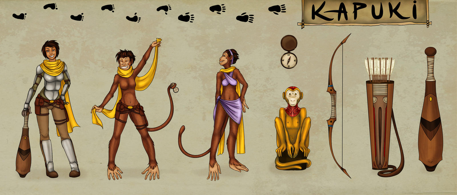 Kapuki Rabbit Kapuki Character Sheet by AnirBrokenear on DeviantArt