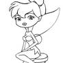 Lineart Tinkerbell