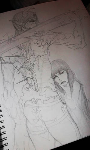 Ascension Sketch by I5Spiders Ascension Sketch by I5Spiders