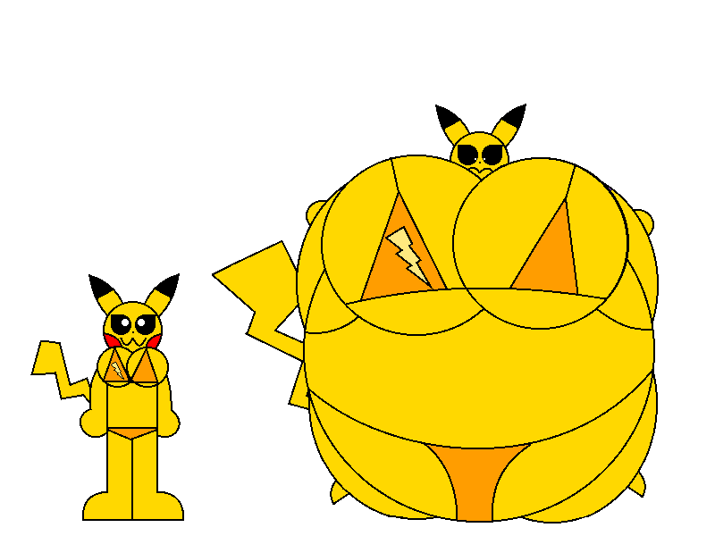 Pikachu Pokemon Inflation PikachuW INFLATION by JVJHFDGJGFJH on DeviantArt