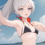 RWBY - weiss schnee swinsuit 7