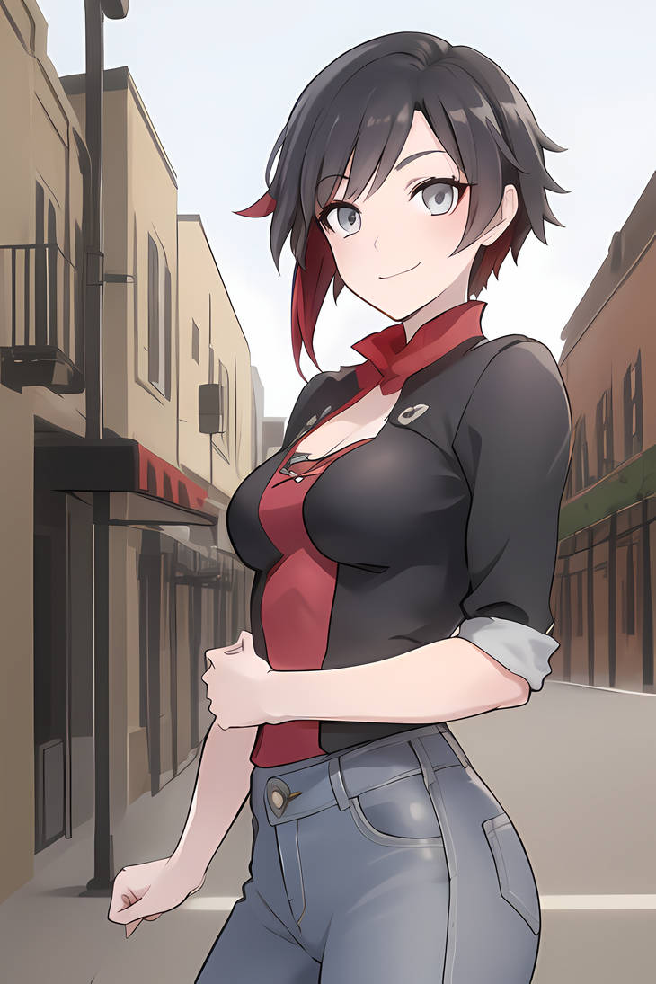 Ruby Rose Rwby Pattern RWBY - Ruby Rose casual cloth by Sakermazov on DeviantArt