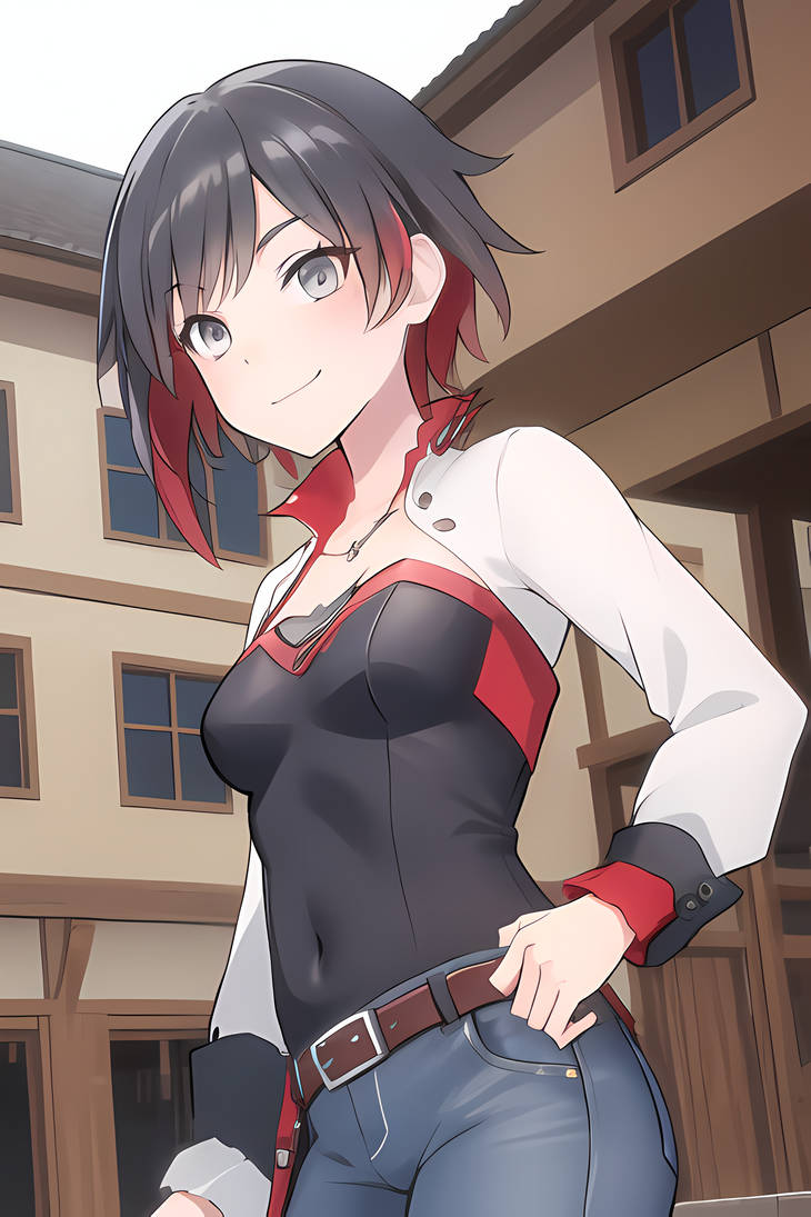 Ruby Rose Rwby Pattern RWBY - Ruby Rose casual cloth by Sakermazov on DeviantArt