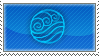 Water Bender Stamp by glorycolor