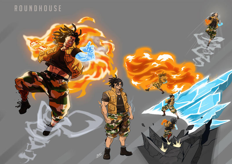 Roundhouse by SkrubPhace on DeviantArt