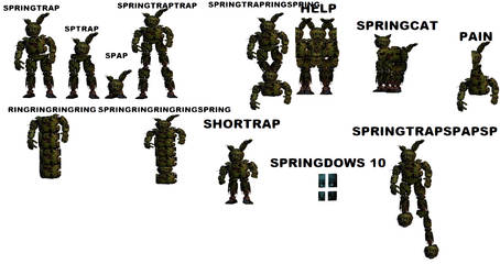 All Springtraps Names JuAnItO-PRO - Hobbyist, Digital Artist | DeviantArt