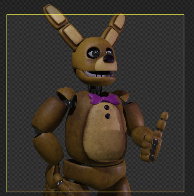 Jester Springbonnie got my hands on the fnaf hw springbonnie model by JuAnItO-PRO on DeviantArt