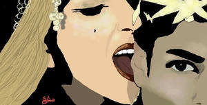 Lady gaga from her clip ~Judas~