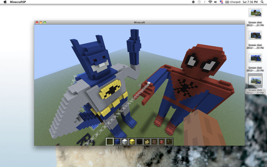 Minecraft Batman by Elfavzla on DeviantArt