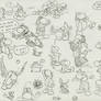 Yoshi doodles