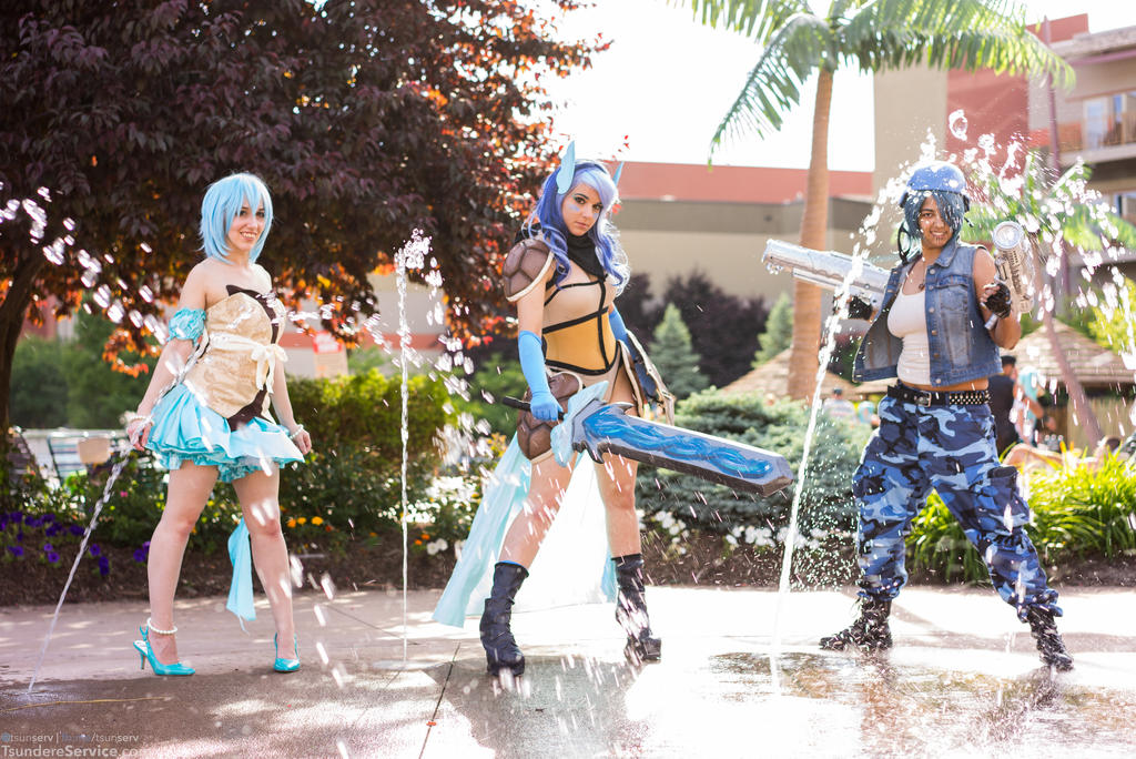 Valkyrie Squirtle Evolutions Gijinka Group
