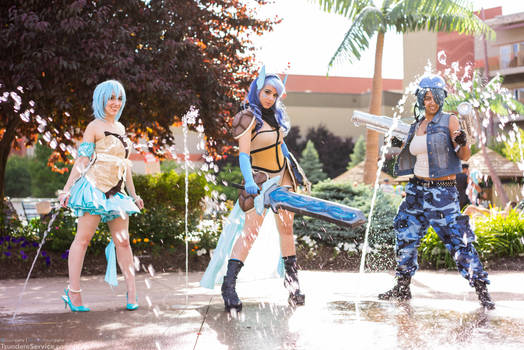 Valkyrie Squirtle Evolutions Gijinka Group
