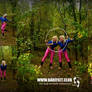 Twins sisters barefoot M and D by bocukom.com (1)