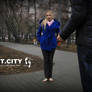 Polina walks barefoot in winter for Russian TV 2 B