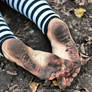 The horror of a girl's dirty feet (c) FEET.SU