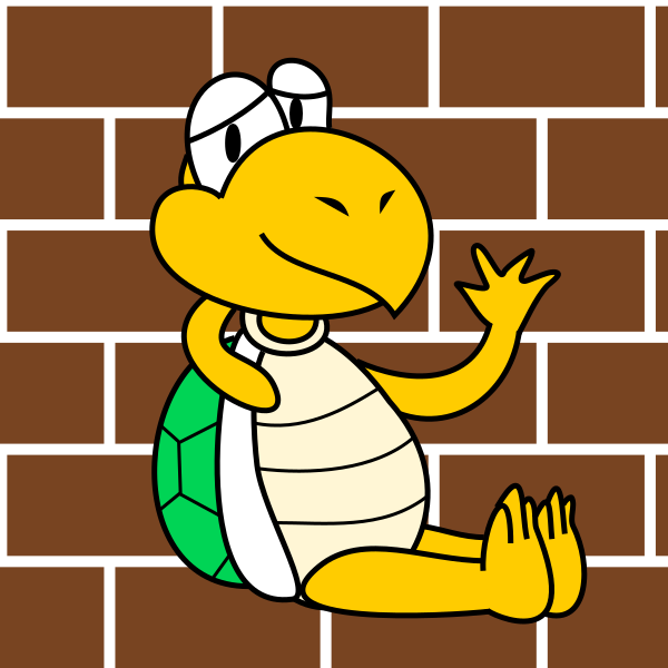 Inkscape Practice #3- Koopa Troopa by MysteryMan217 on DeviantArt