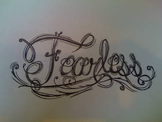 Fearless Design, Whispy Font