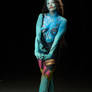 Body Paint Tim Burton Theme