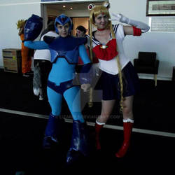 Sailor Moon and Megaman Cosplay!