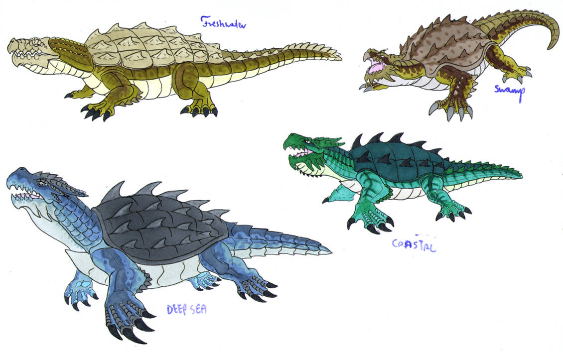 Dragon Turtle Species by Lord-Lavrahtheen on DeviantArt
