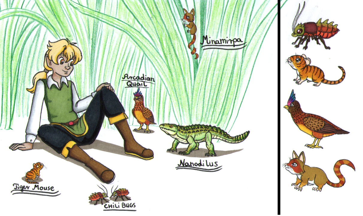 Microfauna Drawing Original Species: Arcadian Microfauna by Lord-Lavrahtheen on DeviantArt