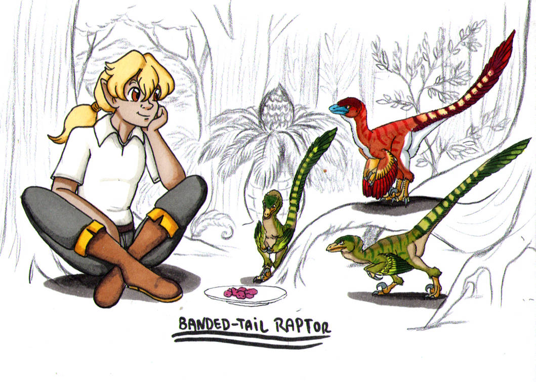 Original Species: Banded-Tail Raptor by Lord-Lavrahtheen on DeviantArt