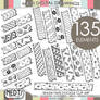 Washi Tape Doodle Hand drawn Clipart by Nedti