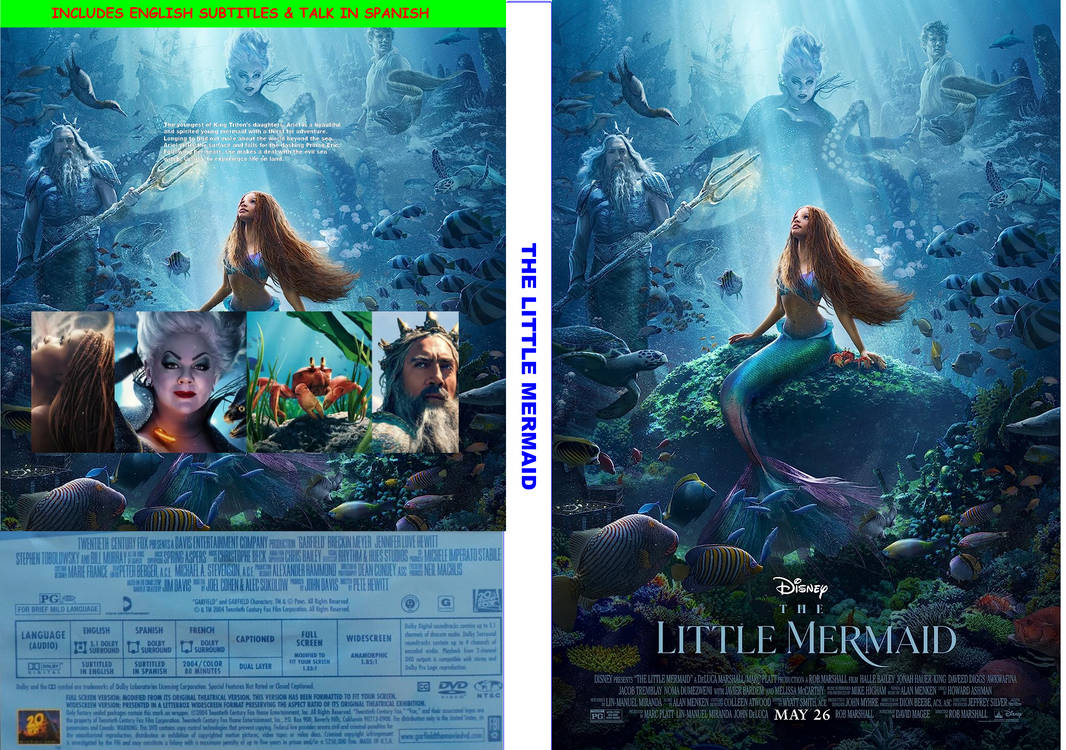 The Little Mermaid 2025 Bootleg DVD Cover by endhyena4 on DeviantArt