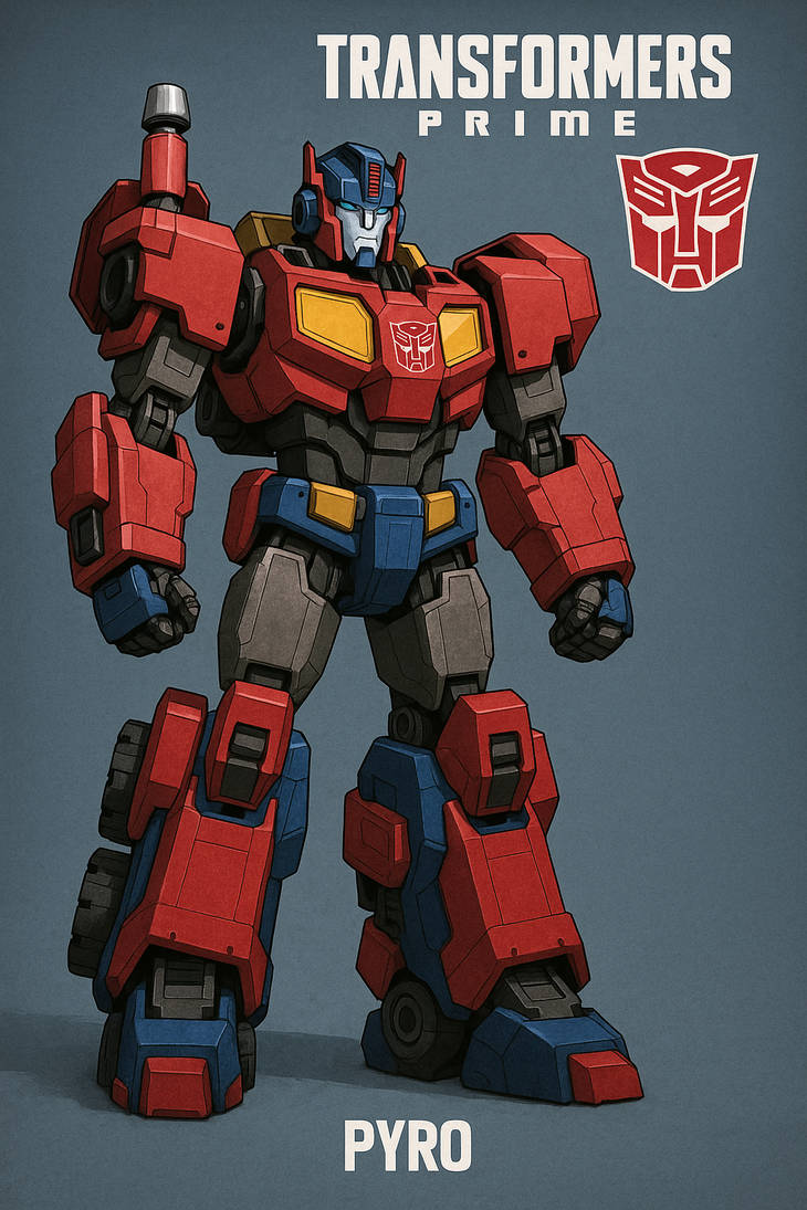 Pyro In Transformers Prime by FishNchipsP-Star on DeviantArt