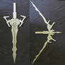 Serah's Bow-Blade (FFXIII-2) cardboard version