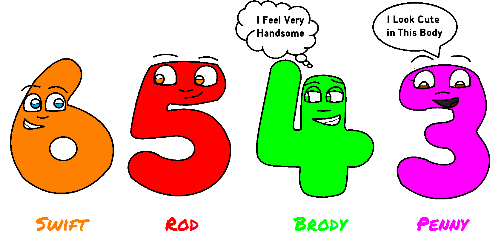 Numberjacks More Math Deviantart Top Wing Cadets as Numberjacks by JohnnytheWolf07 on DeviantArt