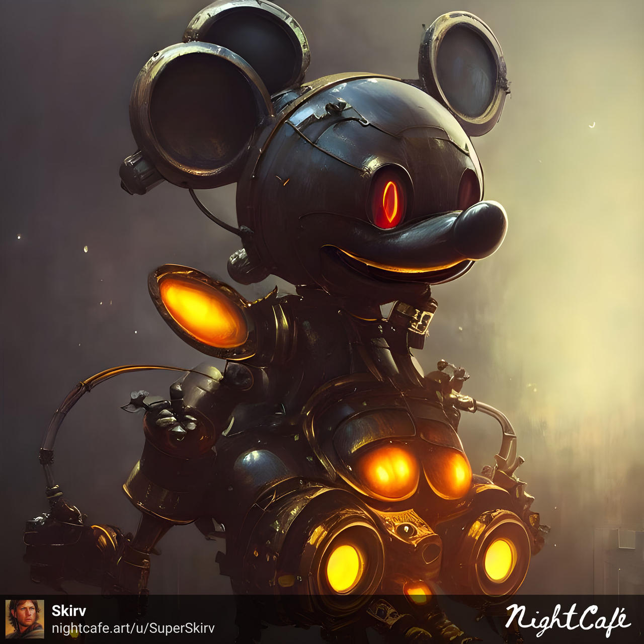 Mickey Using A Machine Micky Mouse Mech by SuperSkirv on DeviantArt