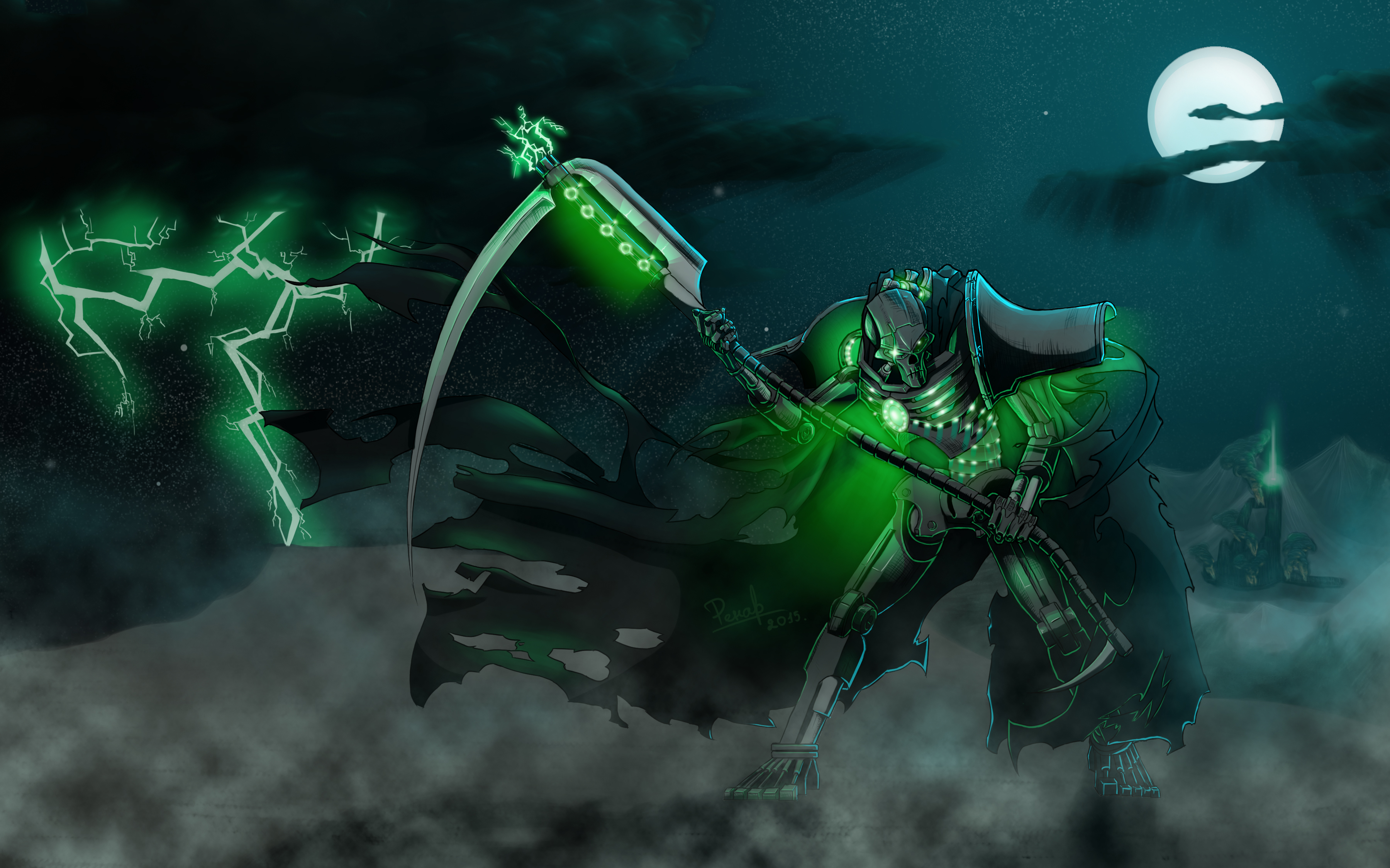 Necron OverLord by brushray on DeviantArt  Necron, Warhammer 40k necrons,  Warhammer 40k artwork