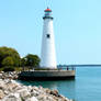 Lighthouse in Detroit Park, view 2