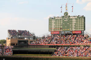 Wrigley Field's Scoreboard