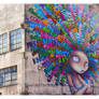 Houston social media mural by Vinie