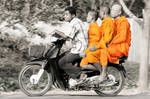 Monks on Bikes... by 4Call