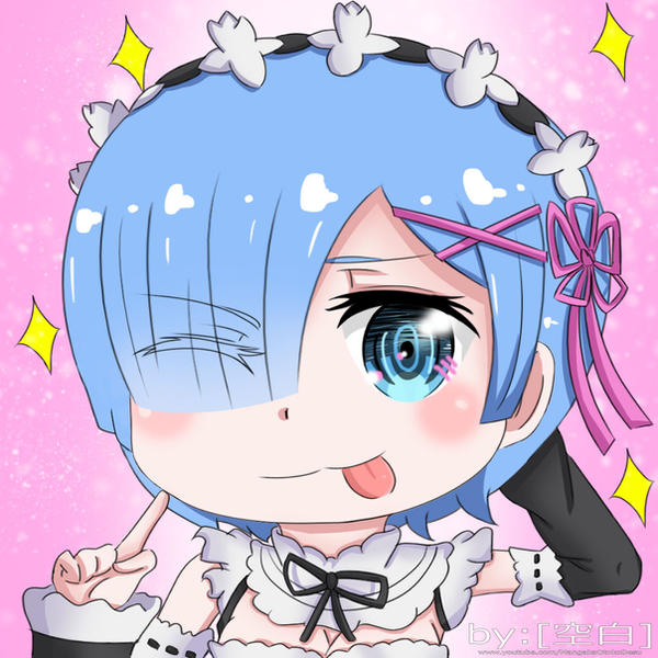Chibi Vector Rem rem chibi by MangakaOtoko on DeviantArt